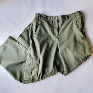 Fashion Bug Pale Olive Utility Pant Size 14